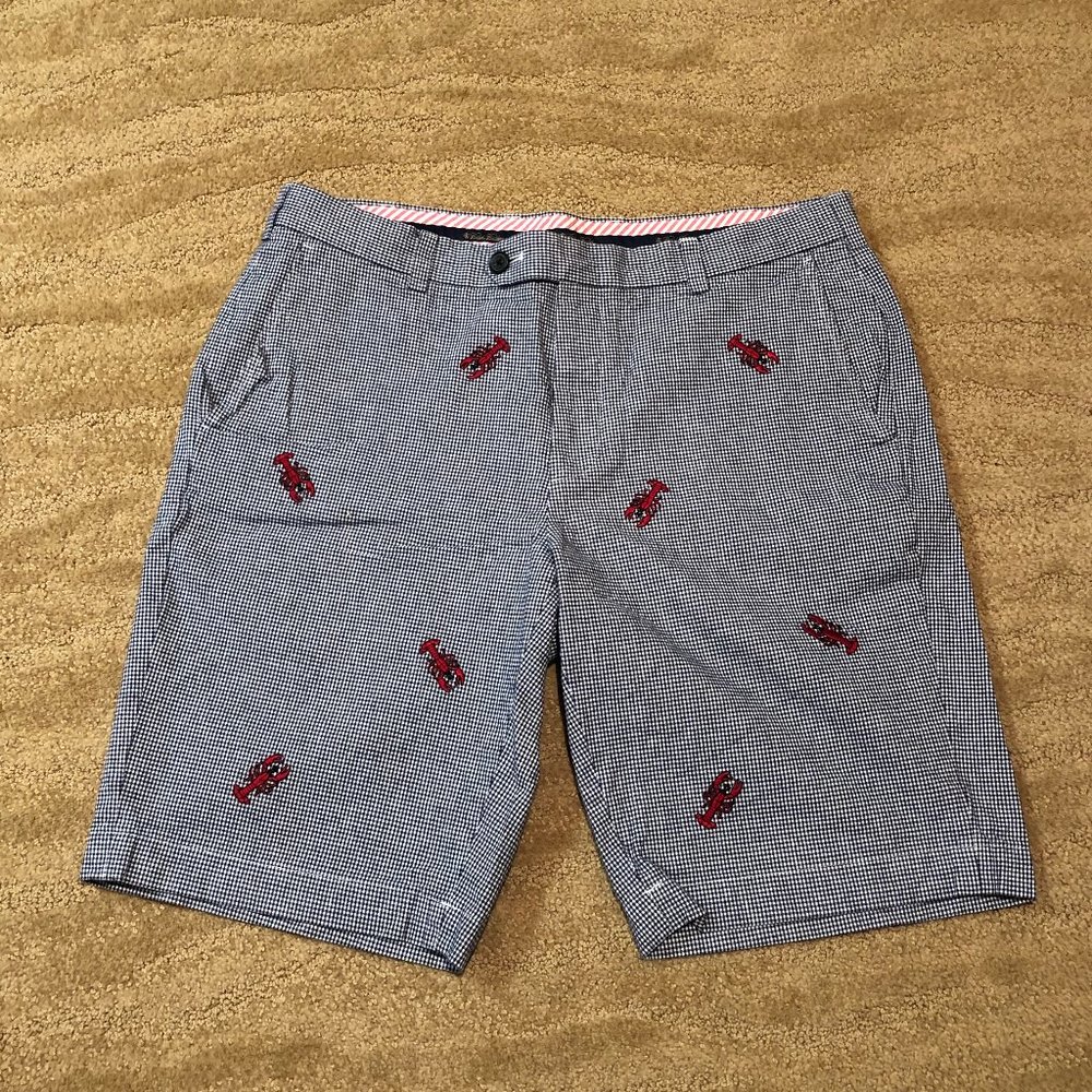Brooks Brothers Checker Lobster Shorts